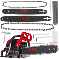 RED TECHNIC Benzinska motorna pila RTPSP0035, 5,7 KS, vodilice 16" i 18"